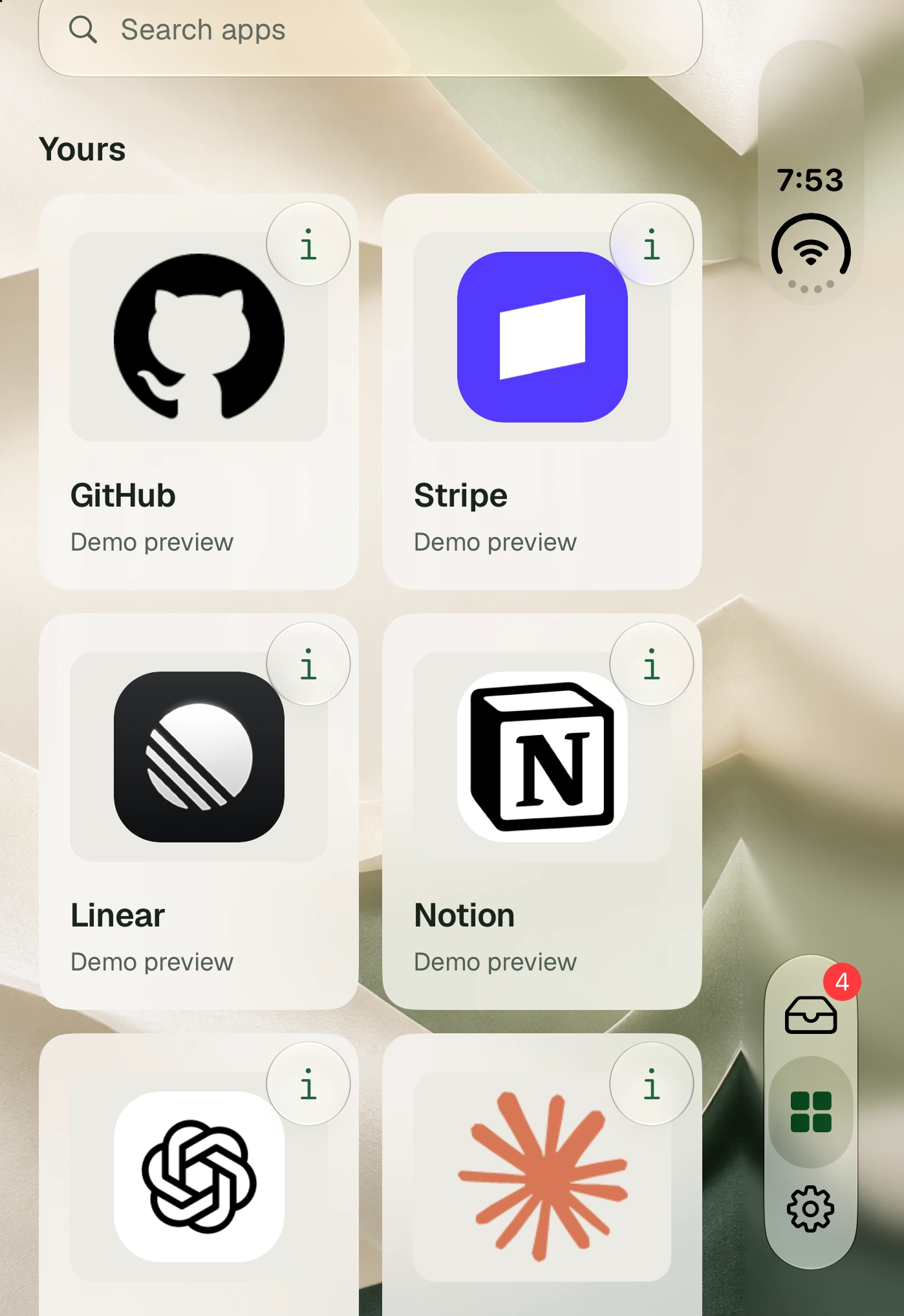 Notify updates on iPhone Duo
