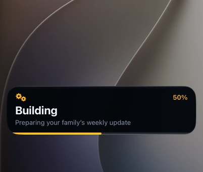 hero native Live Activity Lock Screen preview with example data
