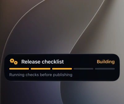 steps native Live Activity Lock Screen preview with example data